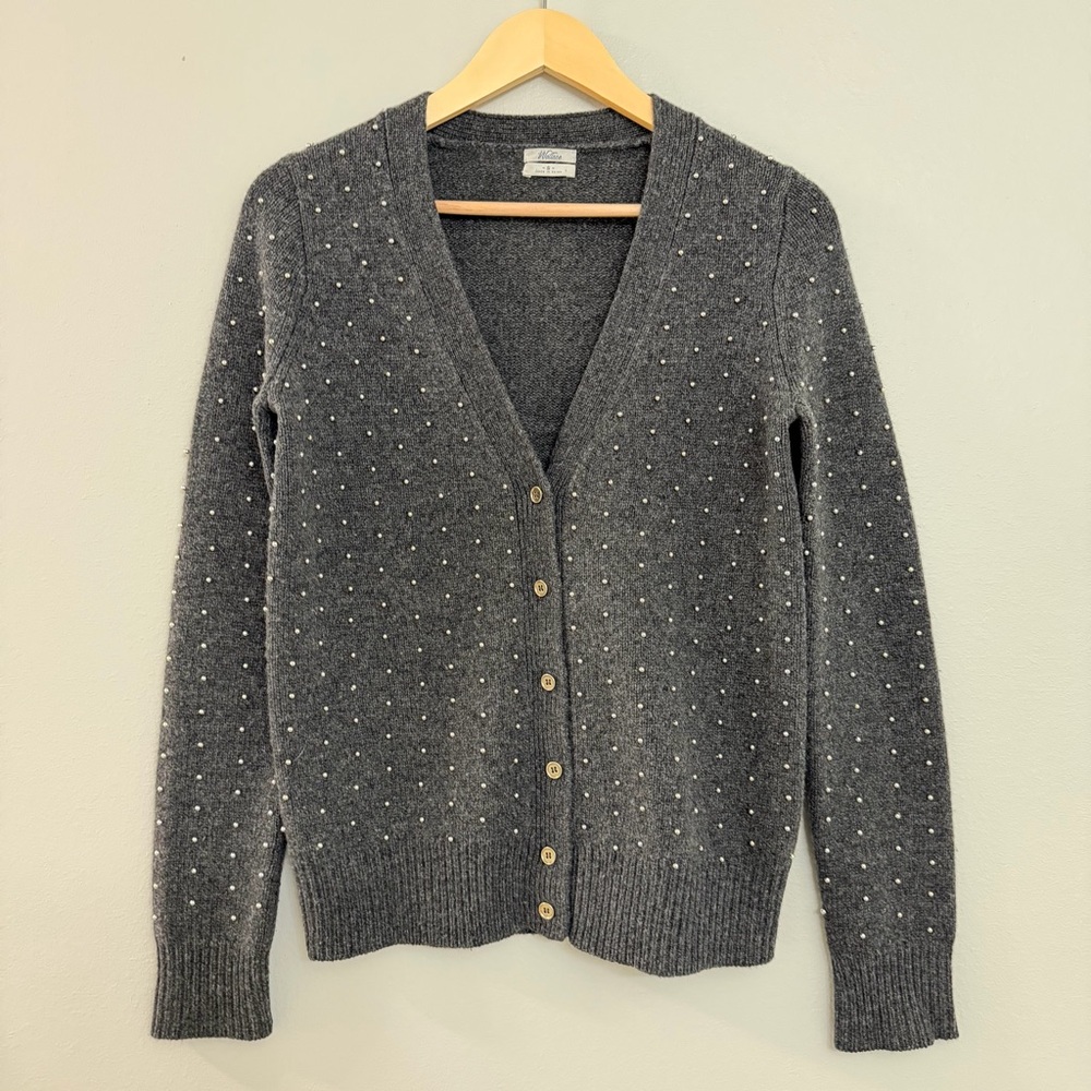 J. Crew Wallace Beaded Cardigan